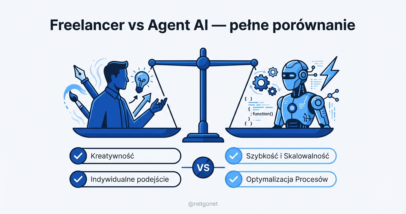 Freelancer vs Agent AI - porównanie