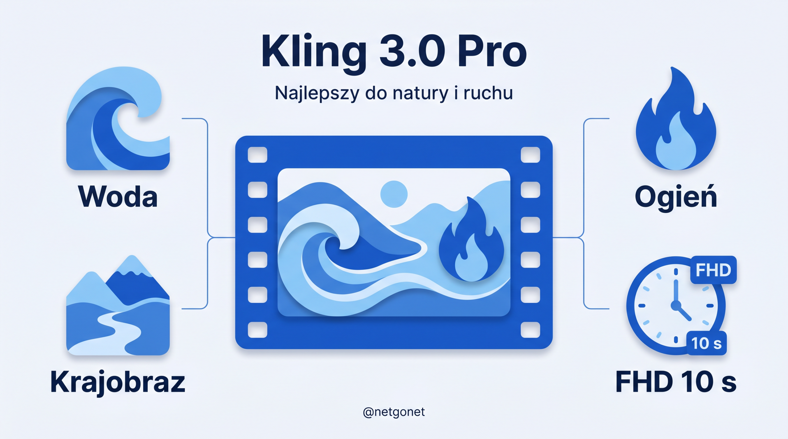 Kling 3.0 Pro - natura i ruch